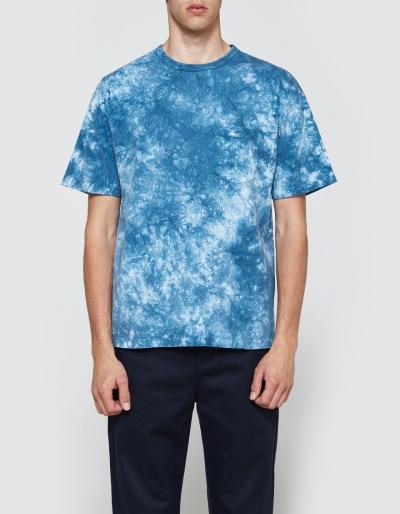 Beams Plus Indigo Tye Dye Tee In Indigo