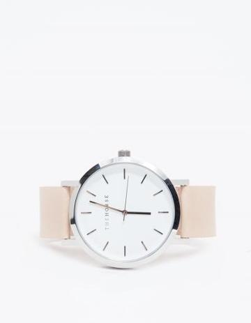 The Horse Silver/natural Band Watch