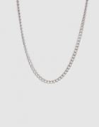 Loren Stewart Silver Chain Collar Necklace