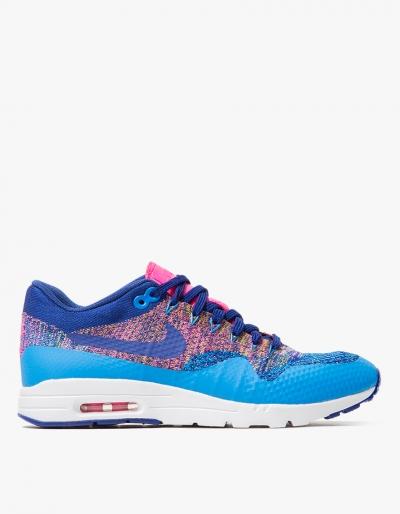 Nike Air Max 1 Flyknit In Blue