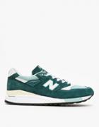 New Balance M998 In Green/off White