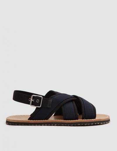 Marni Sandal In Black/navy