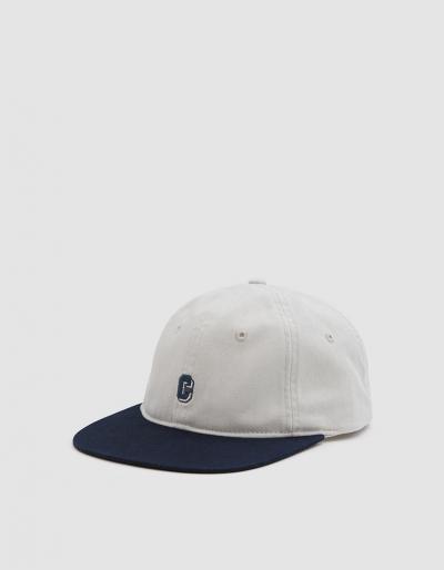 Carhartt Wip Prior Cap In Sandy Desert / Dark Navy