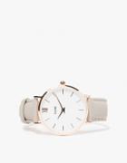 Cluse Minuit Rose Gold White/grey