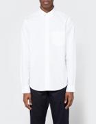 Acne Studios Isherwood Light Cotton Shirt In Optic White