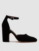 Rachel Comey Bali Closed Toe Mary Jane In Black Velvet