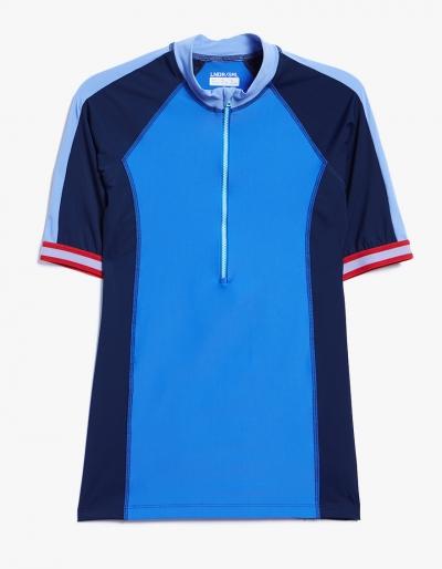 Lndr Tri Rash Guard In Blue