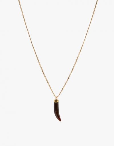 A.p.c. Moorea Necklace In Brown