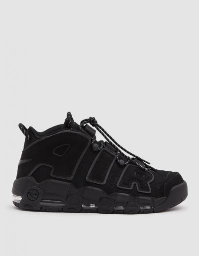 Nike Air More Uptempo Sneaker In Black