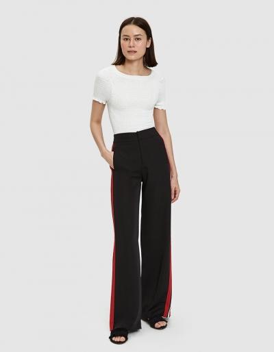 Farrow Grais Smocking Top In White