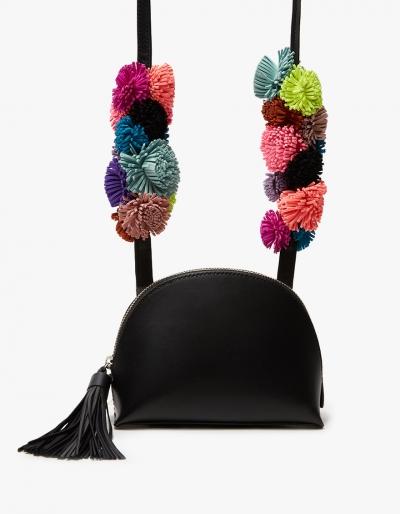Loeffler Randall Crossbody Pouch In Black/multi