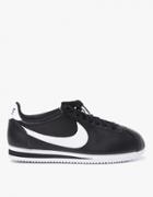 Nike Classic Cortez Leather In Black/white
