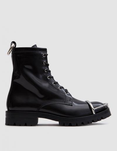 Alexander Wang Lyndon Box Calf Combat Boot