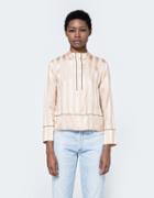 Ganni Kendal Silk Top In Cuban