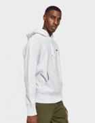 Champion Reverse Weave Rw Hooded Sweatshirt In Grey