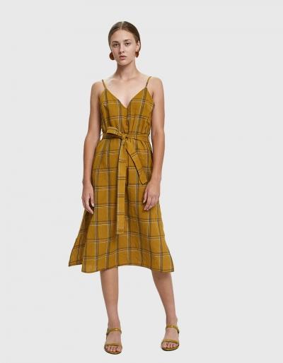 Farrow Karlie Plaid Dress