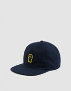 Brain Dead Logo 6 Panel Hat In Navy