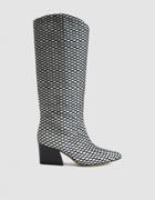 Tibi Logan Western Tall Boot In