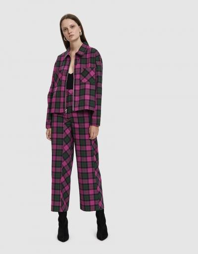 Collina Strada Left Eye Plaid Pant