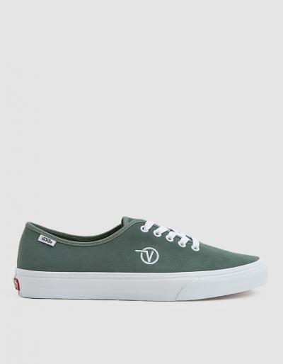 Vans Authentic One Piece Sneaker In Green Bay/suede