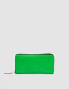 Comme Des Gar Ons Wallet Super Flou Leather Wallet Sa0110sf In Green