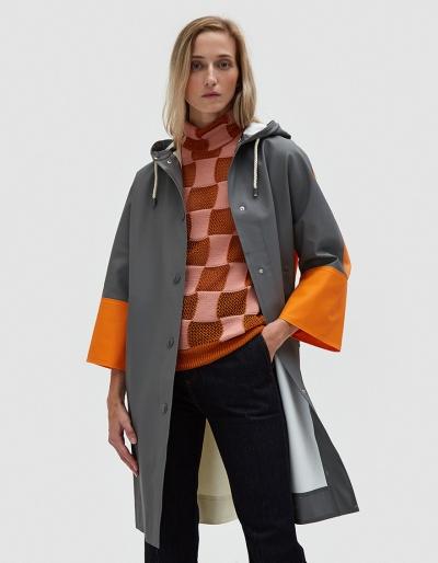 Marni Jacket In Truffle/carrot/stone White