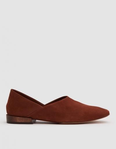Mari Giudicelli Bunko Slip-on In Cuoio Nubuck