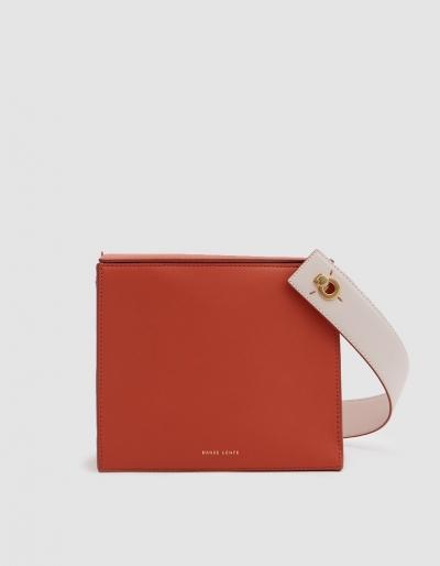 Danse Lente Zoe Box Bag In Brick