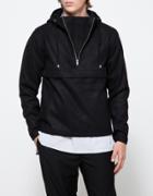 Shades Of Grey Shirttail Hem Anorak
