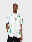 Soulland Zev Silk Shirt In White