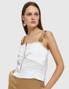 Colovos Bustier Camisole In White