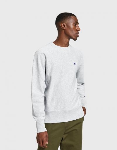 Champion Reverse Weave Rw Crewneck Sweatshirt In Grey