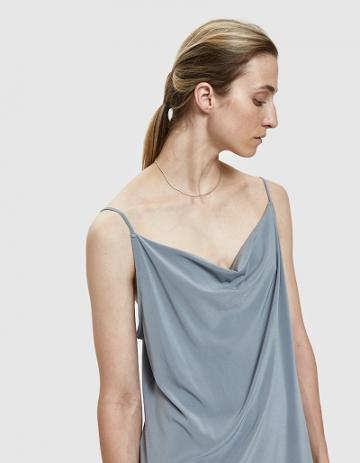 Amomento Loose Neck Slip Dress In