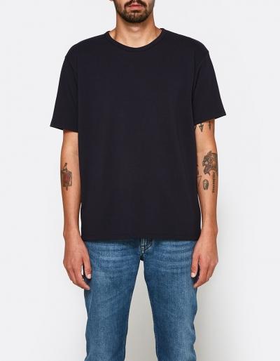 Acne Studios Niagara Pique Tee In Navy
