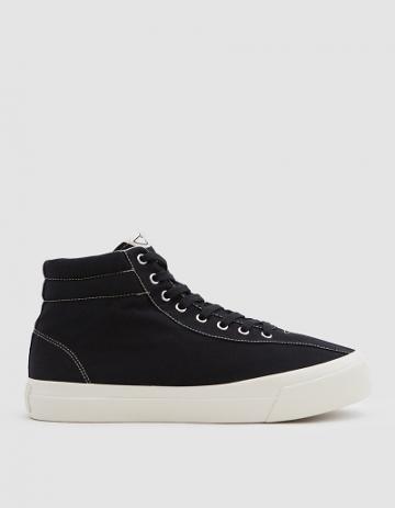 S.w.c. Varden Canvas Sneakers In Black