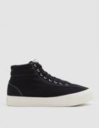 S.w.c. Varden Canvas Sneakers In Black