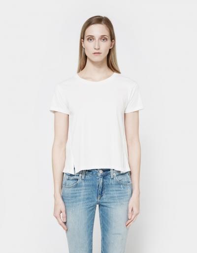 Amo Twist Tee In Ecru