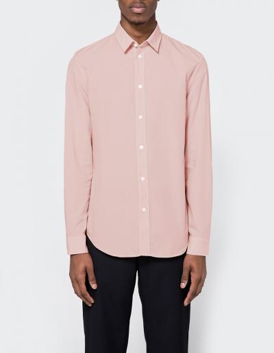 Maison Margiela Garment Dyed Shirt In Dusty Pi