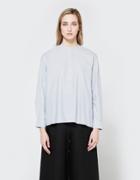 Mhl Swing Shirt In Blue/ecru