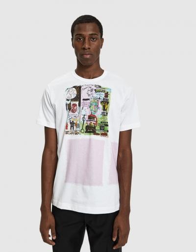 Comme Des Gar Ons Shirt S/s Printed T-shirt