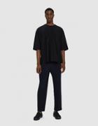 Issey Miyake Homme Pliss  Basic Pants In Navy