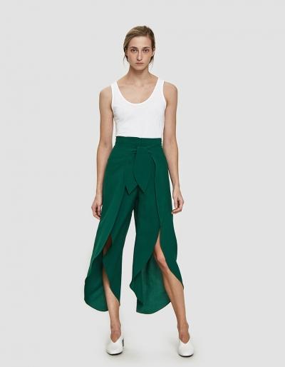 Kimh Kim Viole Overlay Cropped Pants