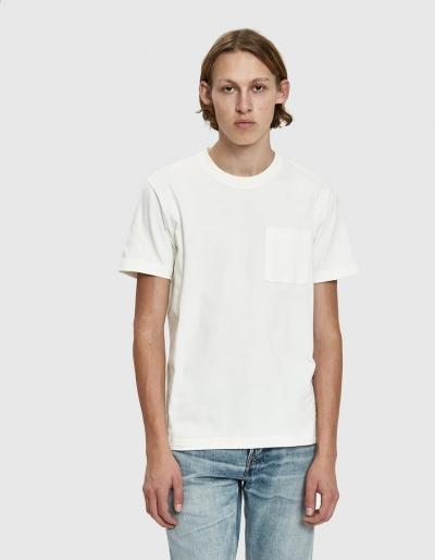 Nudie Jeans S/s Kurt Worker Tee In Off White