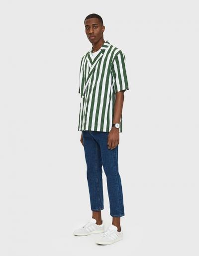 Sunnei Big Stripes White Poplin Kimono
