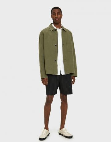 Mhl Mhl 3 Button Jacket In Khaki