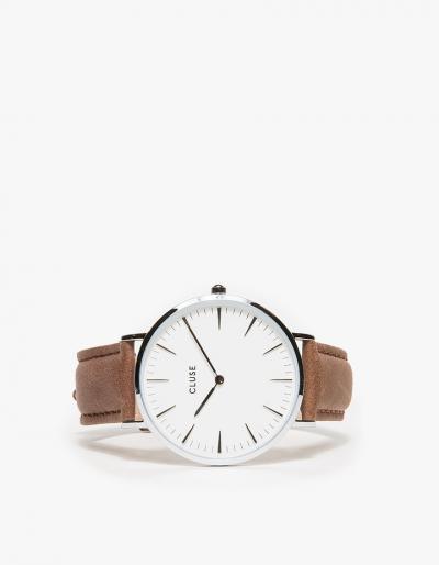 Cluse La Boh Me Silver White/brown