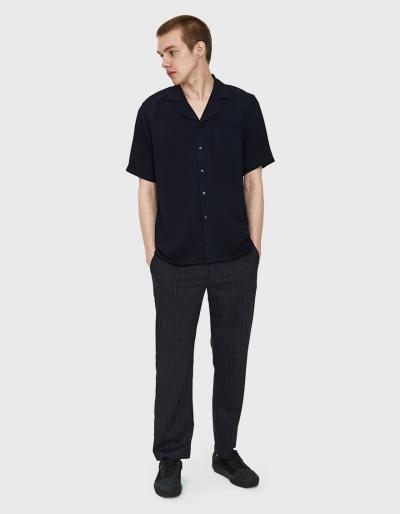 Sefr Sefr Sune Shirt In Dark Navy