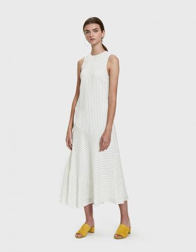 Ganni Wilkie Seersucker Dress