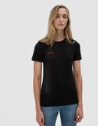 Ganni Linfield Lyocell T-shirt With Embroidery