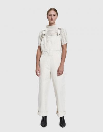 Jesse Kamm Canvas Overalls In Natural